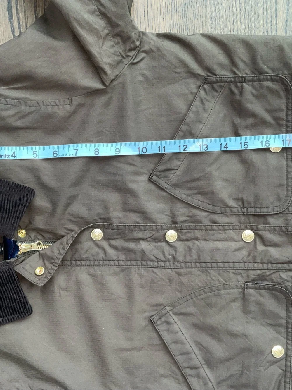 J. Crew Short Barn Jacket in Mossy Brown